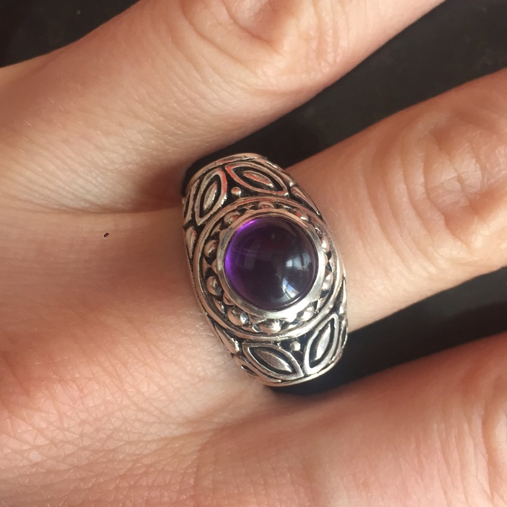 Sterling Silver and Amethyst Ring